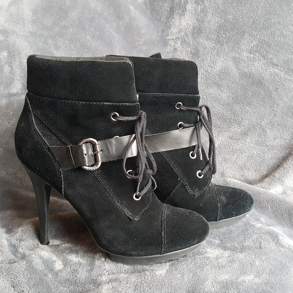Women's Leather Booties | Size 7.5 | Guess Brand